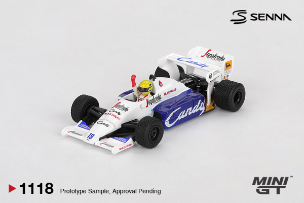 TOLEMAN TG184 #19 – Ayrton Senna, Monaco GP 1984 (MINI GT, MGT01118)