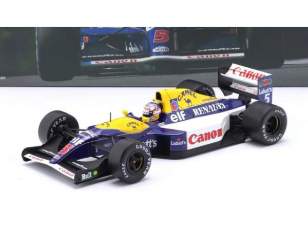 WILLIAMS FW14 #5 NIGEL MANSELL 2ND MONACO GP (WERK83, W18065004) 2