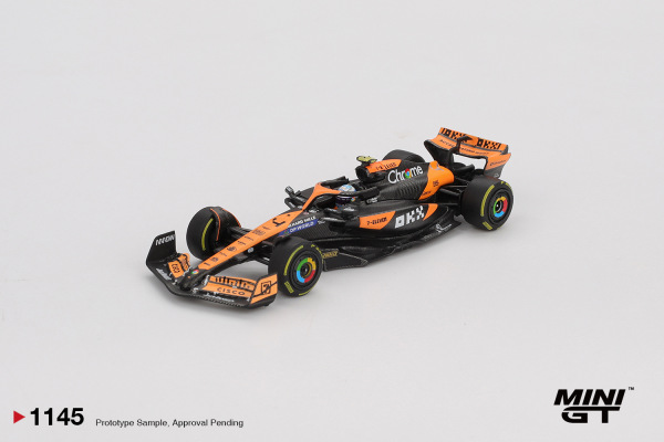 MCLAREN MCL38 #4 LANDO NORRIS 2024 HUNGARIAN GP 2ND PLACE (MINI GT, MGT01145)