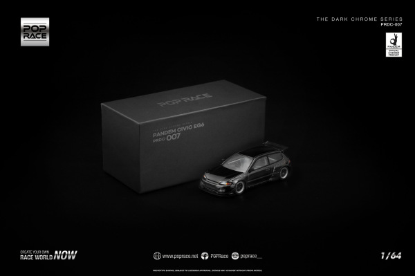 PANDEM CIVIC EG6 DARK CHROME (POP RACE, PRDC007)