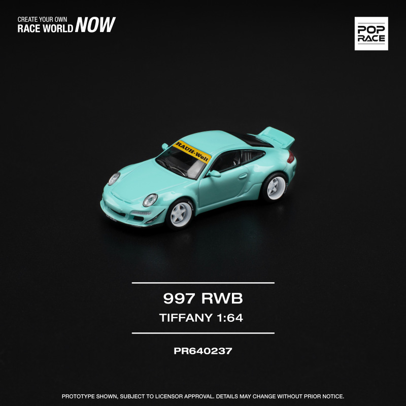 PORSCHE RWB 997 – TIFFANY BLUE (POP RACE, PR640237)