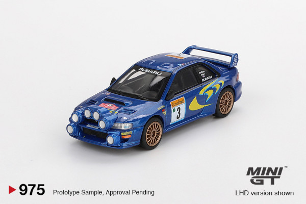 Subaru Impreza WRC98 1998 Rally Monte-Carlo 3rd Place #3 (Mini-GT, MGT00975)