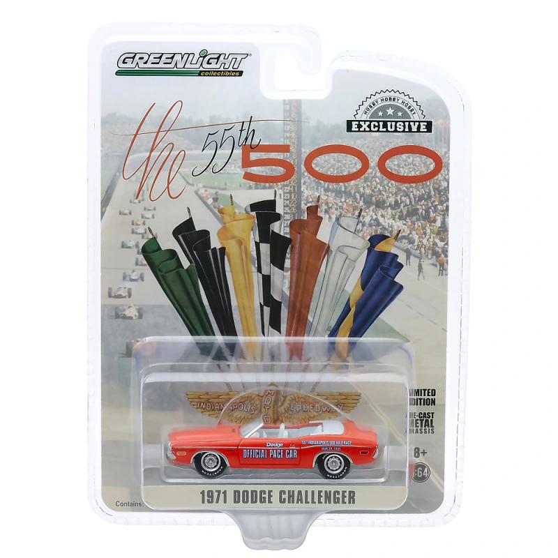 1971 DODGE CHALLENGER CONVERTIBLE - 55TH INDY 500 PACE CAR (GREENLIGHT, 30144) 1