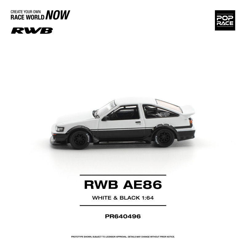 RWB AE86 WHITE BLACK 3