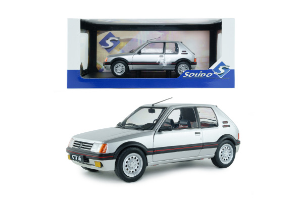 PEUGEOT 205 GTI 1.6L MK1 – GRIS FUTURA – 1989 (SOLIDO, S1801718) 4