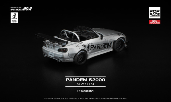 PANDEM S2000 SILVER (POP RACE, PR640451) 1