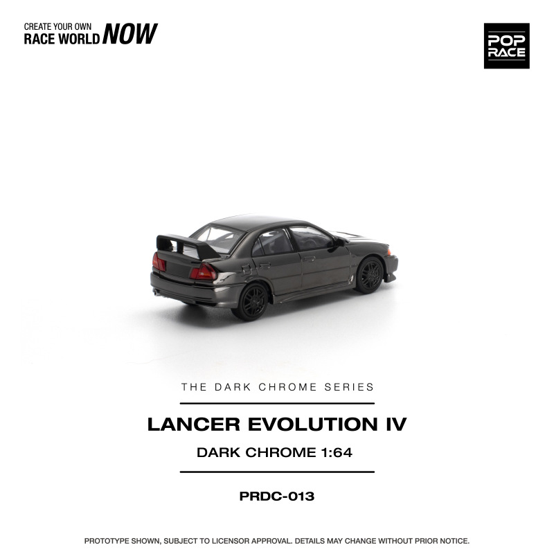 LANCER EVOLUTION IV DARK CHROME (POP RACE, PRDC013) 2