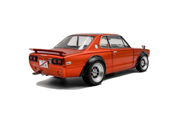 NISSAN SKYLINE (C10) HAKOSUKA SOLIDO WORKS ORANGE METALLIC 1970 (SOLIDO, S1813003) 4