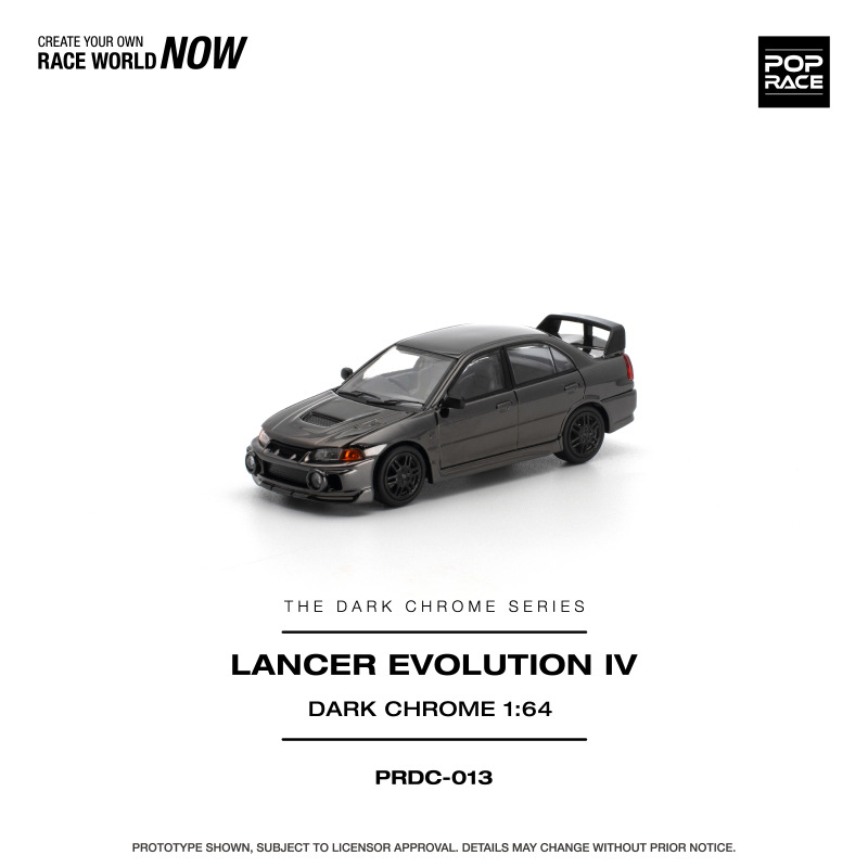 LANCER EVOLUTION IV DARK CHROME (POP RACE, PRDC013) 1