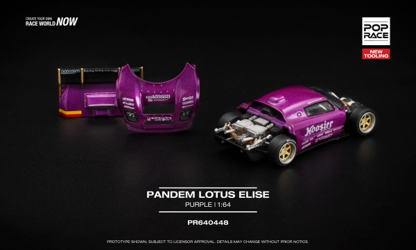PANDEM LOTUS ELISE PURPLE (POP RACE, PR640448) 1