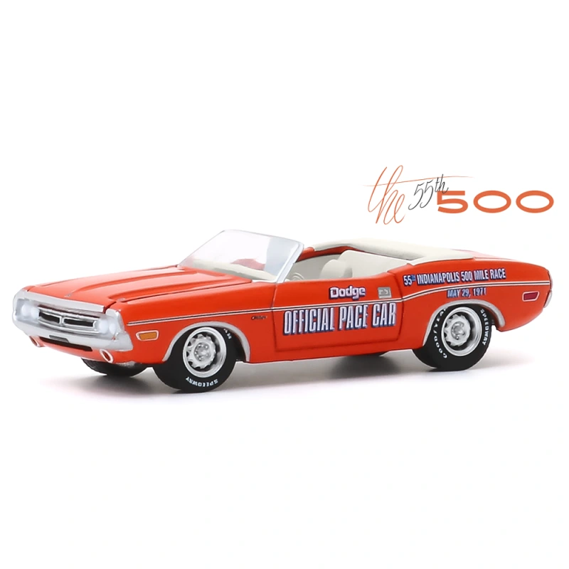 1971 DODGE CHALLENGER CONVERTIBLE - 55TH INDY 500 PACE CAR (GREENLIGHT, 30144)