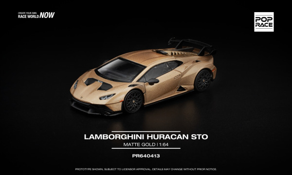 LAMBORGHINI HURACÁN STO MATTE GOLD (POP RACE, PR640413)