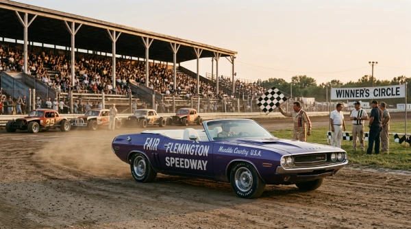 1971 DODGE CHALLENGER CONVERTIBLE – FLEMINGTON FAIR SPEEDWAY (GREENLIGHT, 30146) 3