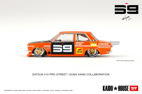 DATSUN 510 PRO STREET SK510 ORANGE (MINI GT, KHMG004) 1