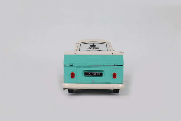 VOLKSWAGEN T2 PICK UP – TURQUOISE / WHITE – 1968 (SOLIDO, S1809405) 3