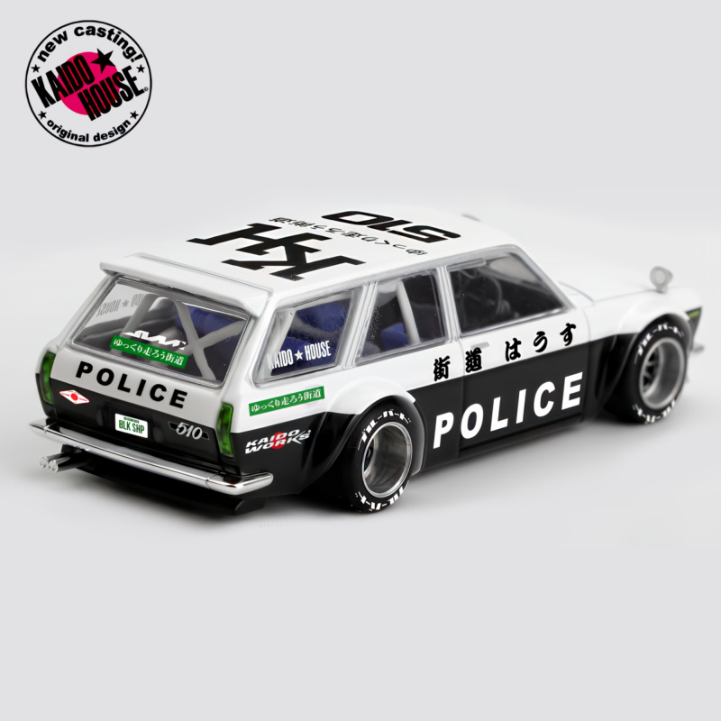 DATSUN KAIDO 510 WAGON POLICE (MINI GT, KHMG321) 1