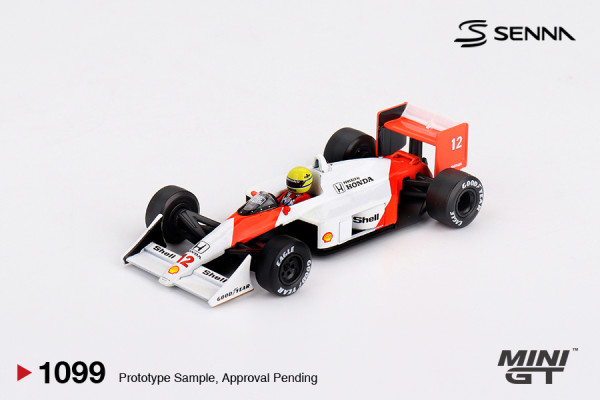 McLAREN MP4/4 #12 – Ayrton Senna, Japanese GP Winner 1988 (MINI GT, MGT01099)