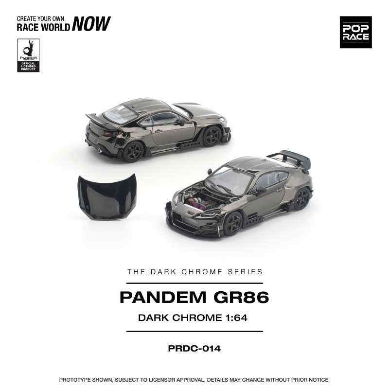PANDEM GR86 DARK CHROME (POP RACE, PRDC014)