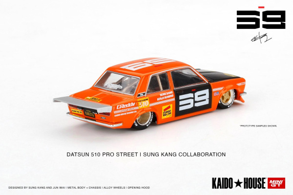 DATSUN 510 PRO STREET SK510 ORANGE (MINI GT, KHMG004) 2