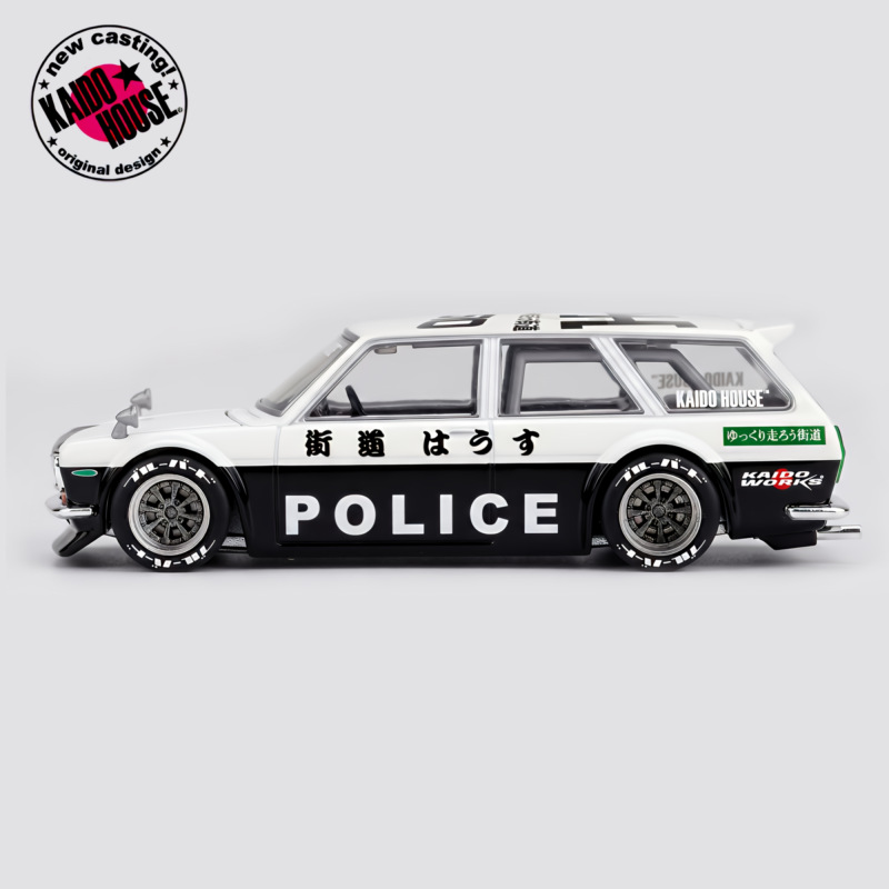 DATSUN KAIDO 510 WAGON POLICE (MINI GT, KHMG321) 2