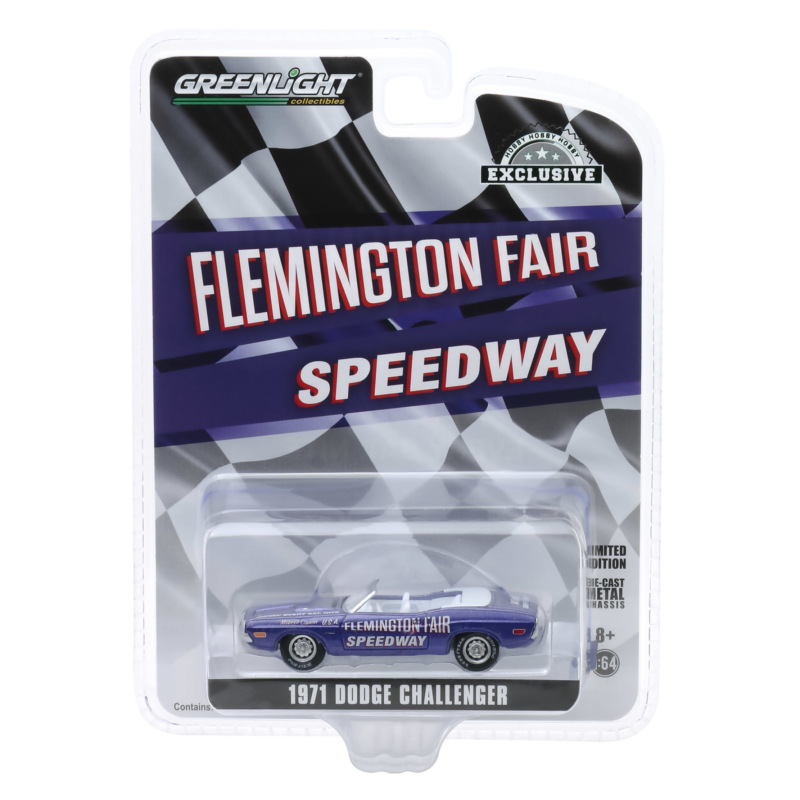 1971 DODGE CHALLENGER CONVERTIBLE – FLEMINGTON FAIR SPEEDWAY (GREENLIGHT, 30146) 1