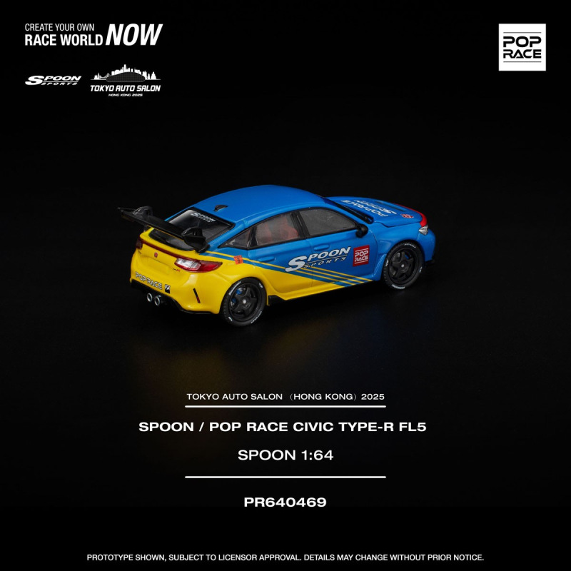 HONDA CIVIC TYPE-R (FL5) SPOON SPORTS – TOKYO AUTO SALON / HONG KONG 2025 (POP RACE, PR640469) 2