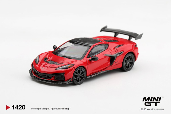 CHEVROLET CORVETTE ZR1 TORCH RED (MINI GT, MGT01420)