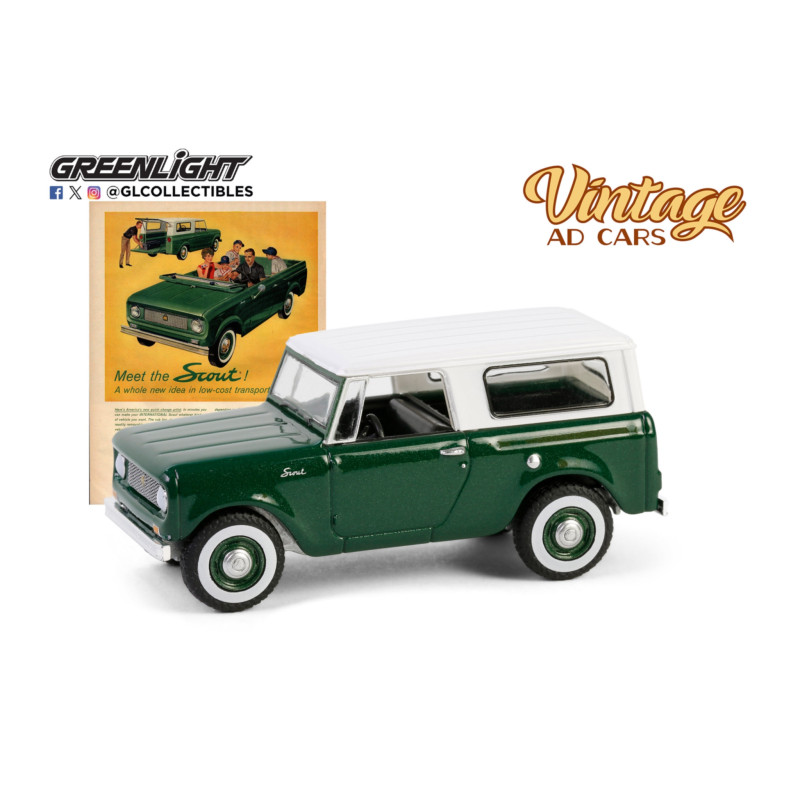 1/64 1961 International Harvester Scout “Meet the Scout!" (Greenlight, 39150-B)