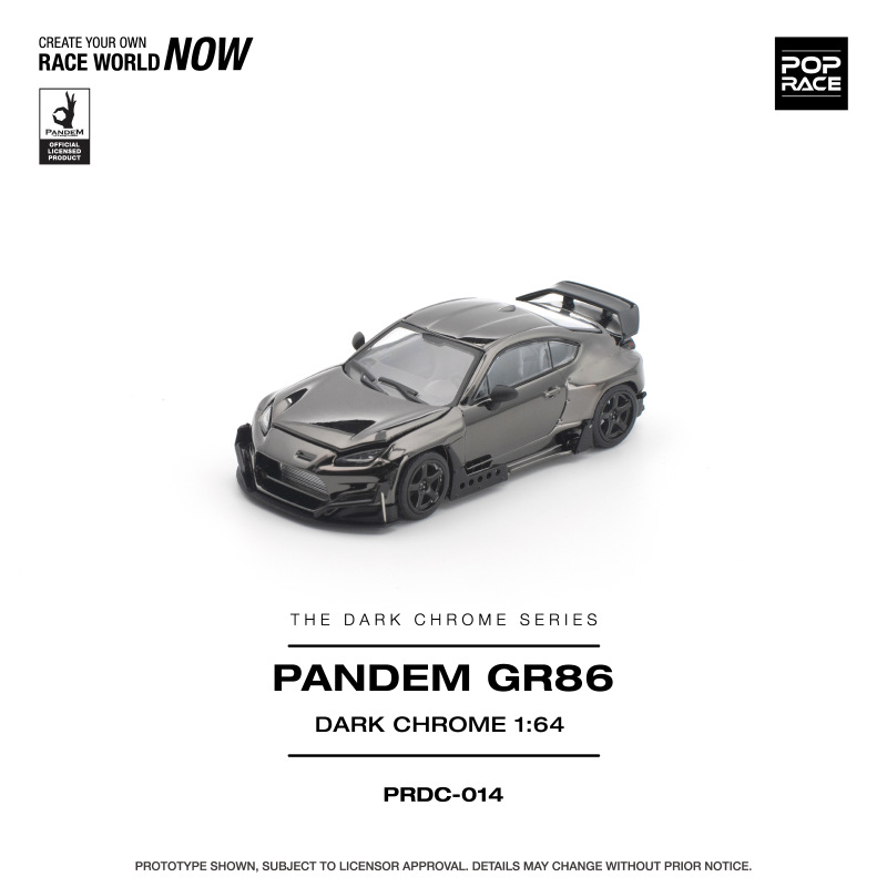 PANDEM GR86 DARK CHROME (POP RACE, PRDC014) 1
