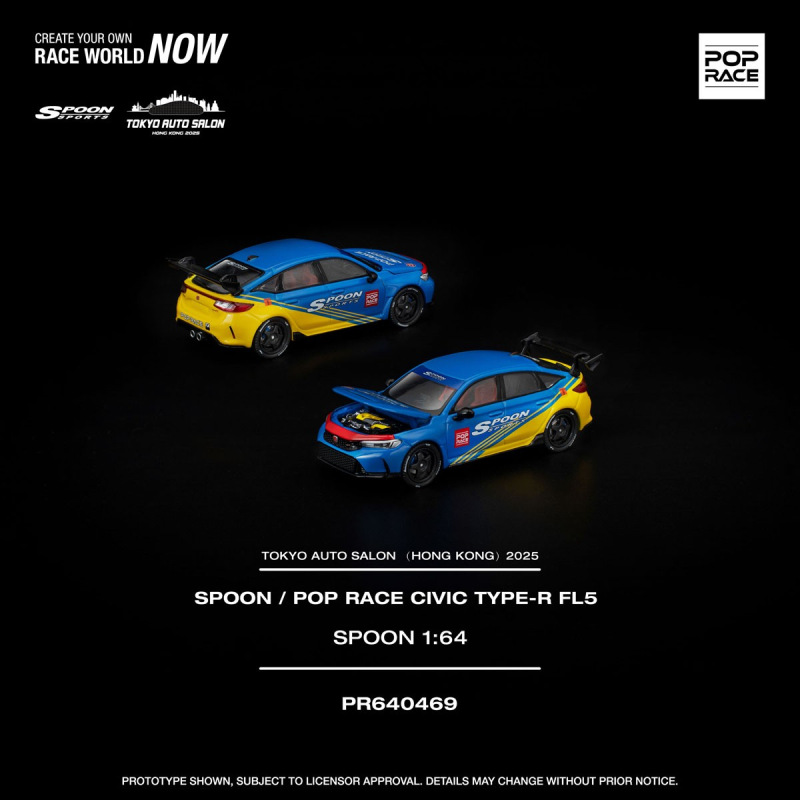 HONDA CIVIC TYPE-R (FL5) SPOON SPORTS – TOKYO AUTO SALON / HONG KONG 2025 (POP RACE, PR640469)