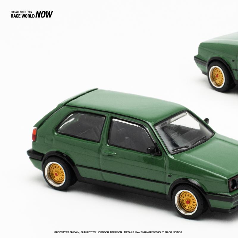 1/64 Golf GTi MKII - Oak Green (POP RACE, PR640099) 2