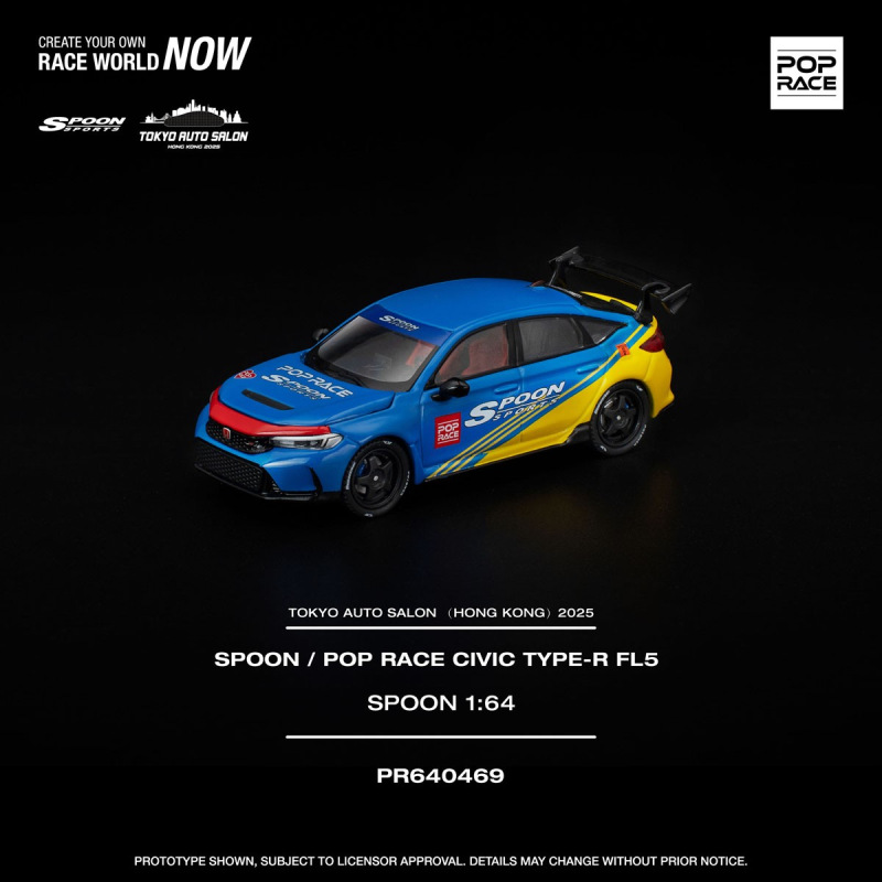 HONDA CIVIC TYPE-R (FL5) SPOON SPORTS – TOKYO AUTO SALON / HONG KONG 2025 (POP RACE, PR640469) 1