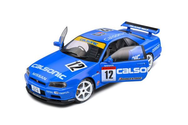 1/18 Nissan GT-R (R34) Streetfighter Calsonic Tribute – 2000 (SOLIDO, S1804307)