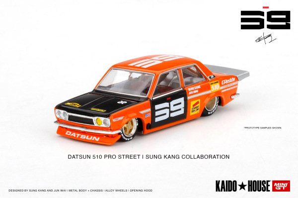 DATSUN 510 PRO STREET SK510 ORANGE (MINI GT, KHMG004) 3