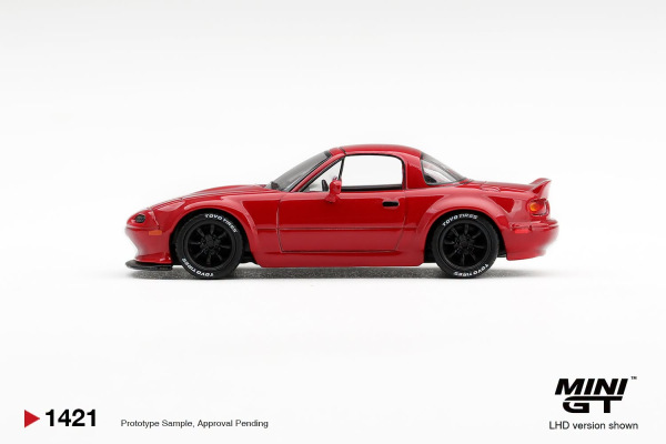 MAZDA MX-5 (NA) PANDEM CLASSIC RED (MINI GT, MGT01421) 2
