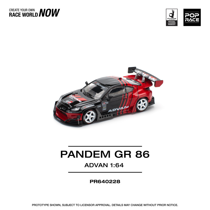 PANDEM GR86 – ADVAN (POP RACE, PR640228) 1