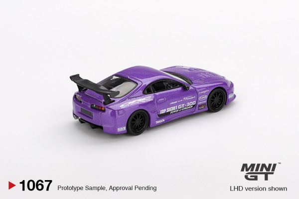 TOYOTA SUPRA (A80) TOP SECRET GT-300 TOP SECRET PURPLE (MINI-GT, MGT01067) 3