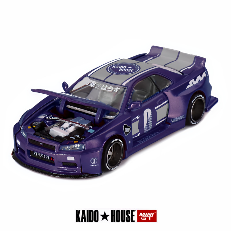 NISSAN SKYLINE GT-R (R34) KAIDO RACING FACTORY V2 (MINI GT, KHMG240) 1