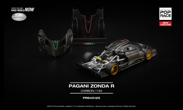 PAGANI ZONDA R (POP RACE, PR640125) 1