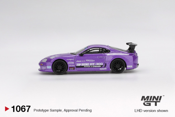 TOYOTA SUPRA (A80) TOP SECRET GT-300 TOP SECRET PURPLE (MINI-GT, MGT01067) 2