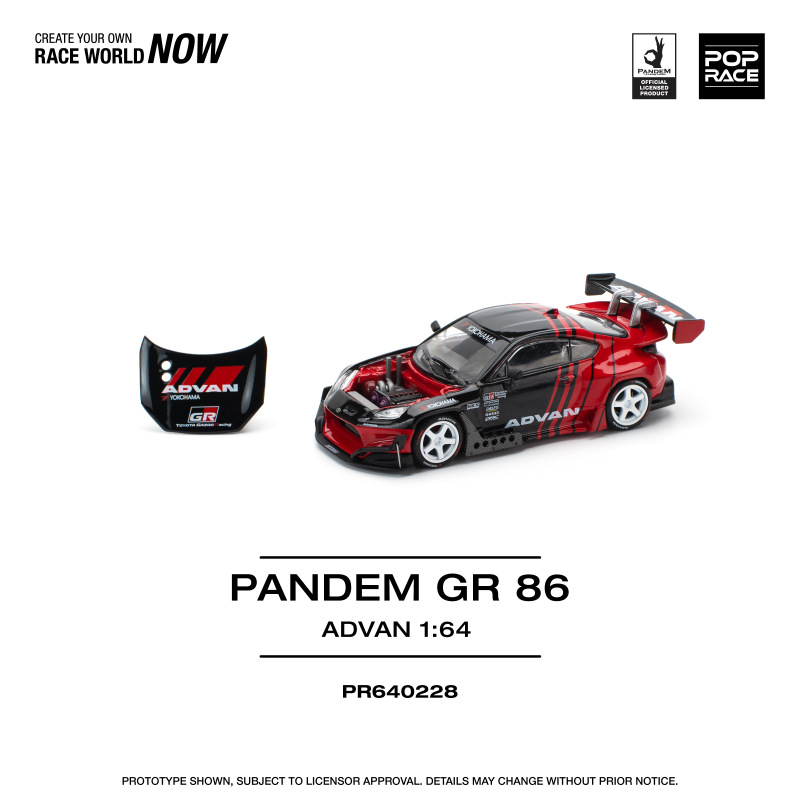 PANDEM GR86 – ADVAN (POP RACE, PR640228)