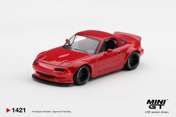 MAZDA MX-5 (NA) PANDEM CLASSIC RED (MINI GT, MGT01421)