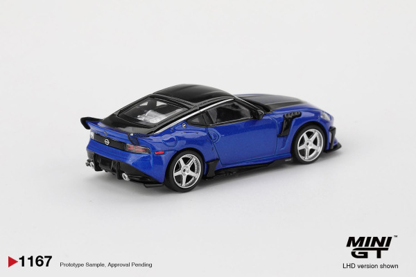 NISSAN Z VEILSIDE FFZ400 SEIRAN BLUE (MINI GT, MGT01167) 1