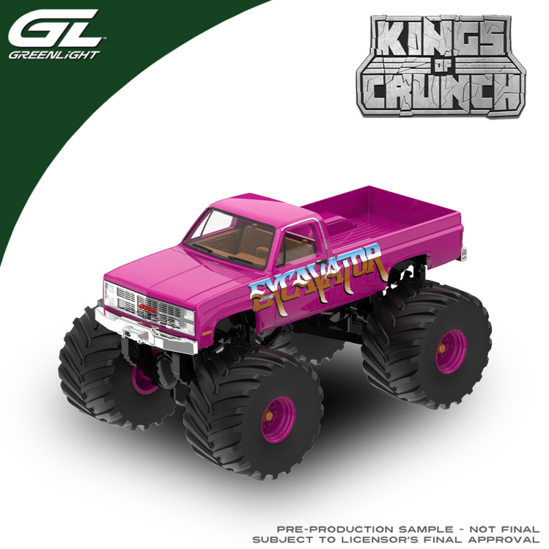 1987 GMC SIERRA C-1500 - EXCAVATOR (GREENLIGHT, 49190-B) 1