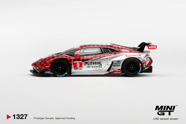 LAMBORGHINI HURACAN GT3 EVO2 #9 PFAFF MOTORSPORTS 2025 IMSA (MINI GT, MGT01327) 2