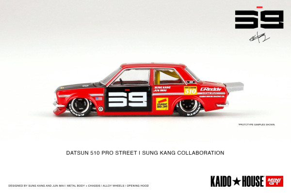 DATSUN 510 PRO STREET SK510 RED (MINI GT, KHMG003) 2