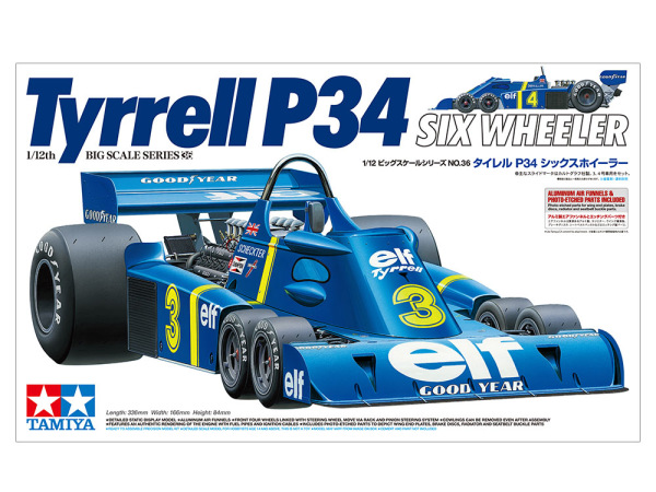 TYRRELL P34 SIX WHEELER (TAMIYA, 12036) 2