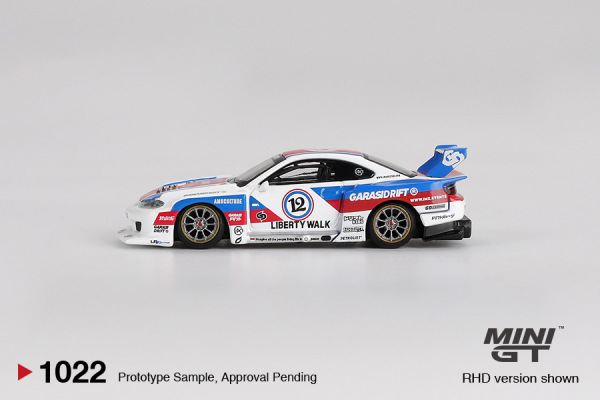 NISSAN SILVIA S15 LB-SUPER SILHOUETTE – GARASIDRIFT x LBWK 2025 (MINI GT, MGT01022) 2