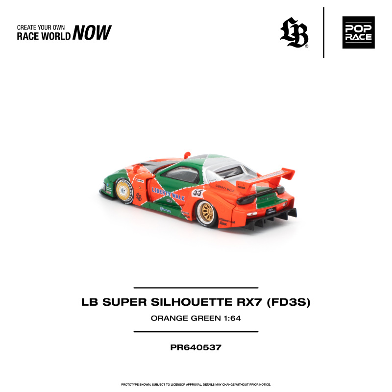LB SUPER SILHOUETTE RX7 (FD3S)(POP RACE, PR640537) 3