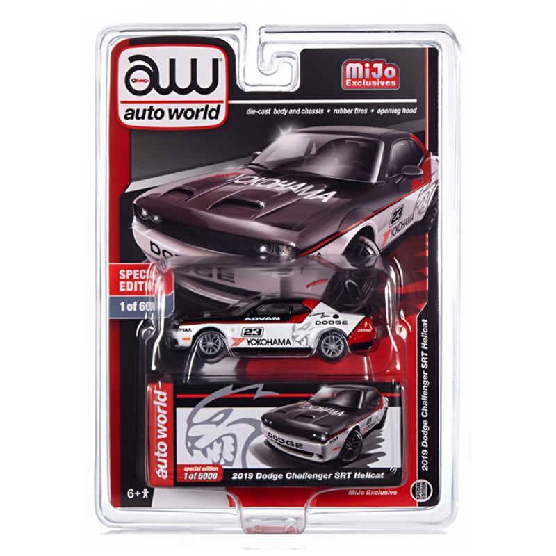 2019 DODGE CHALLENGER SRT HELLCAT #23 YOKOHAMA (AUTO WORLD, CP7942) 1